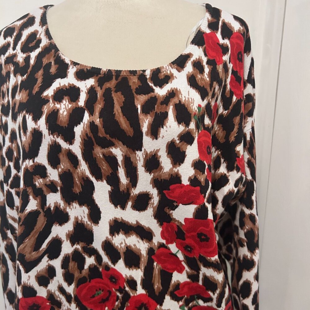 Venus Animal Print Sweater - Picture 2 of 4